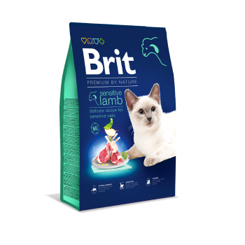 BRIT PREMIUM by nature ΓΑΤΑΣ SENSITIVE ΑΡΝΙ 8kg